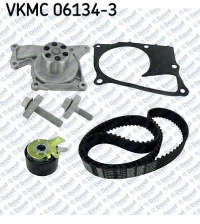 SKF VKMC 06134-3 Eksantrik Gergi Kiti Devirdaimli 123×270 Renault Clio Kangoo Megane Ii 1.5dci 01- 123 Dis